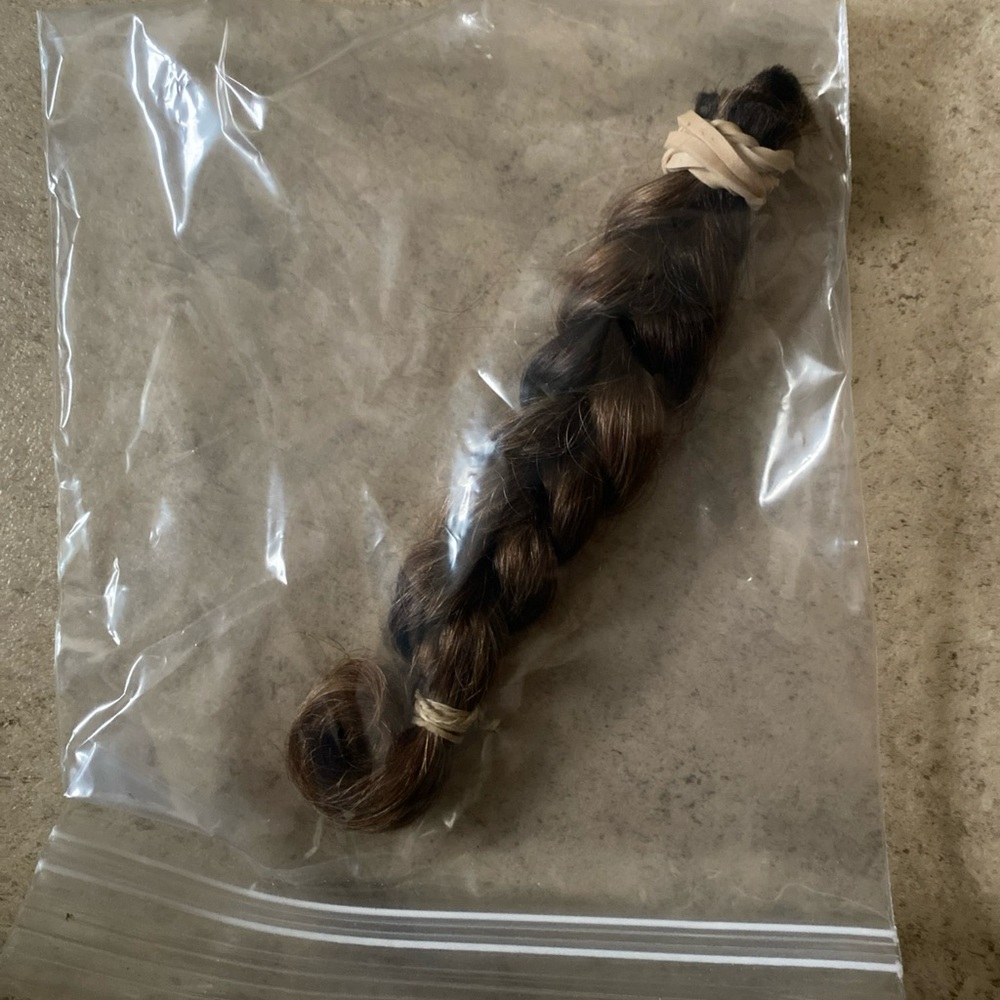 Professionally Dyed Slavic Human Female Hair - 12”x1”Braid Brown Blond Balayage